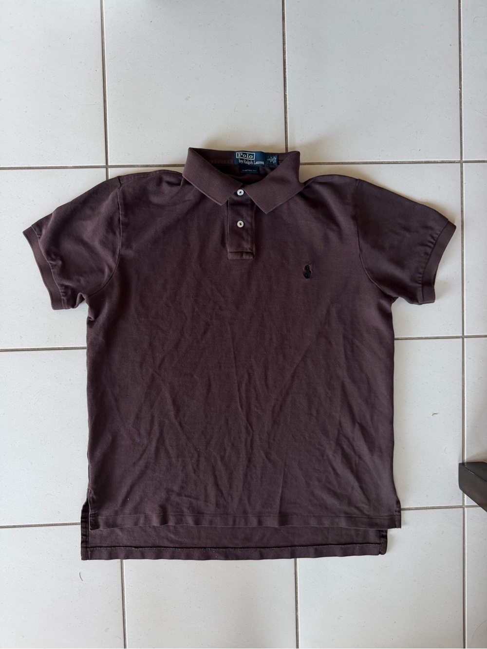 Ralph Lauren Brown Short-Sleeve Polo Shirt